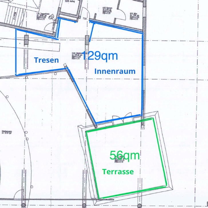 Grundriss der Eventlocation